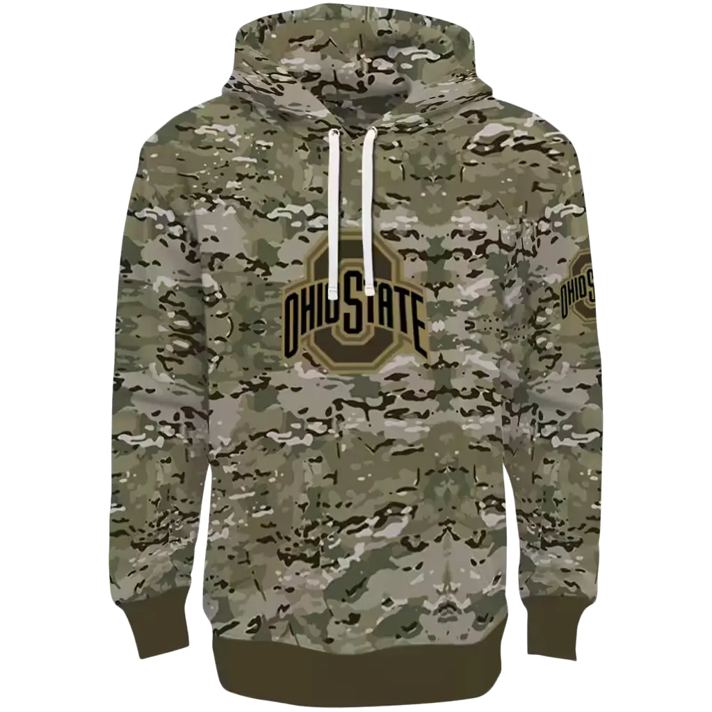 custom ohio state buckeyes military style hoodie best selling custom ohio state buckeyes military style hoodie best selling