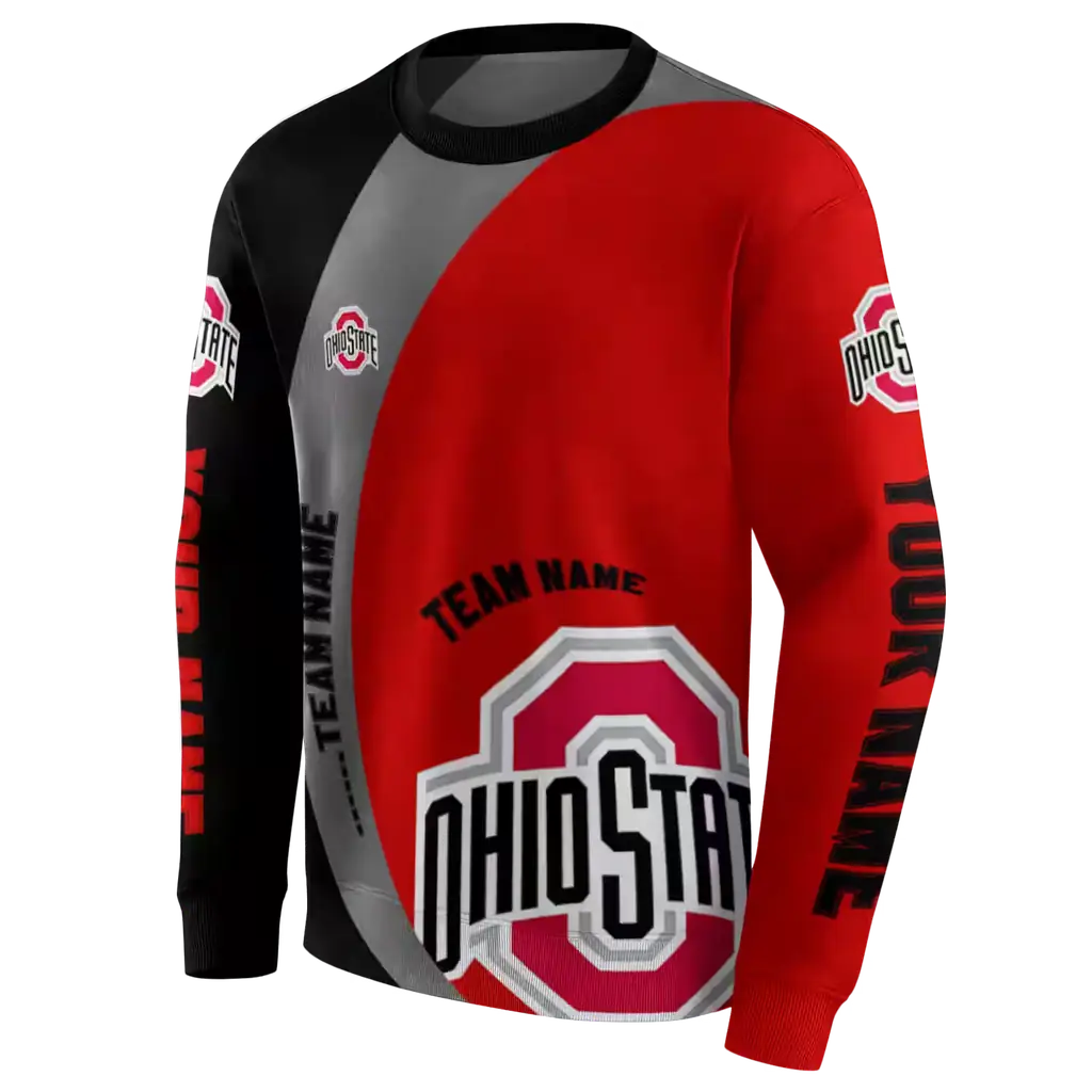 custom ohio state buckeyes minimalist design scarlet black hoodie new arrival custom ohio state buckeyes minimalist design scarlet black hoodie new arrival