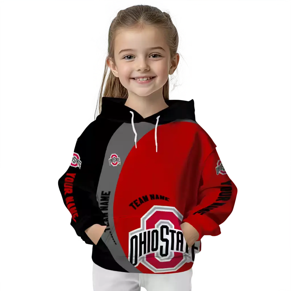 custom ohio state buckeyes minimalist design scarlet black hoodie top rated custom ohio state buckeyes minimalist design scarlet black hoodie top rated