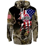 custom ohio state buckeyes tree camo hoodie best selling