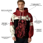 custom oklahoma sooners grim reaper crimson black hoodie best selling