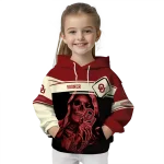 custom oklahoma sooners grim reaper crimson black hoodie best selling