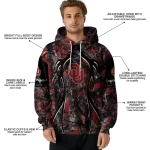 custom oklahoma sooners hunting theme crimson black hoodie best selling