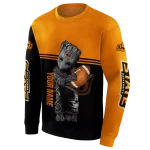 custom oklahoma state cowboys baby groot orange black hoodie best selling