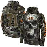 custom oklahoma state cowboys camo skull hoodie best selling
