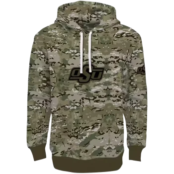 custom oklahoma state cowboys military style hoodie best selling