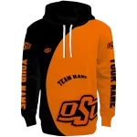 custom oklahoma state cowboys minimalist design orange black hoodie best selling