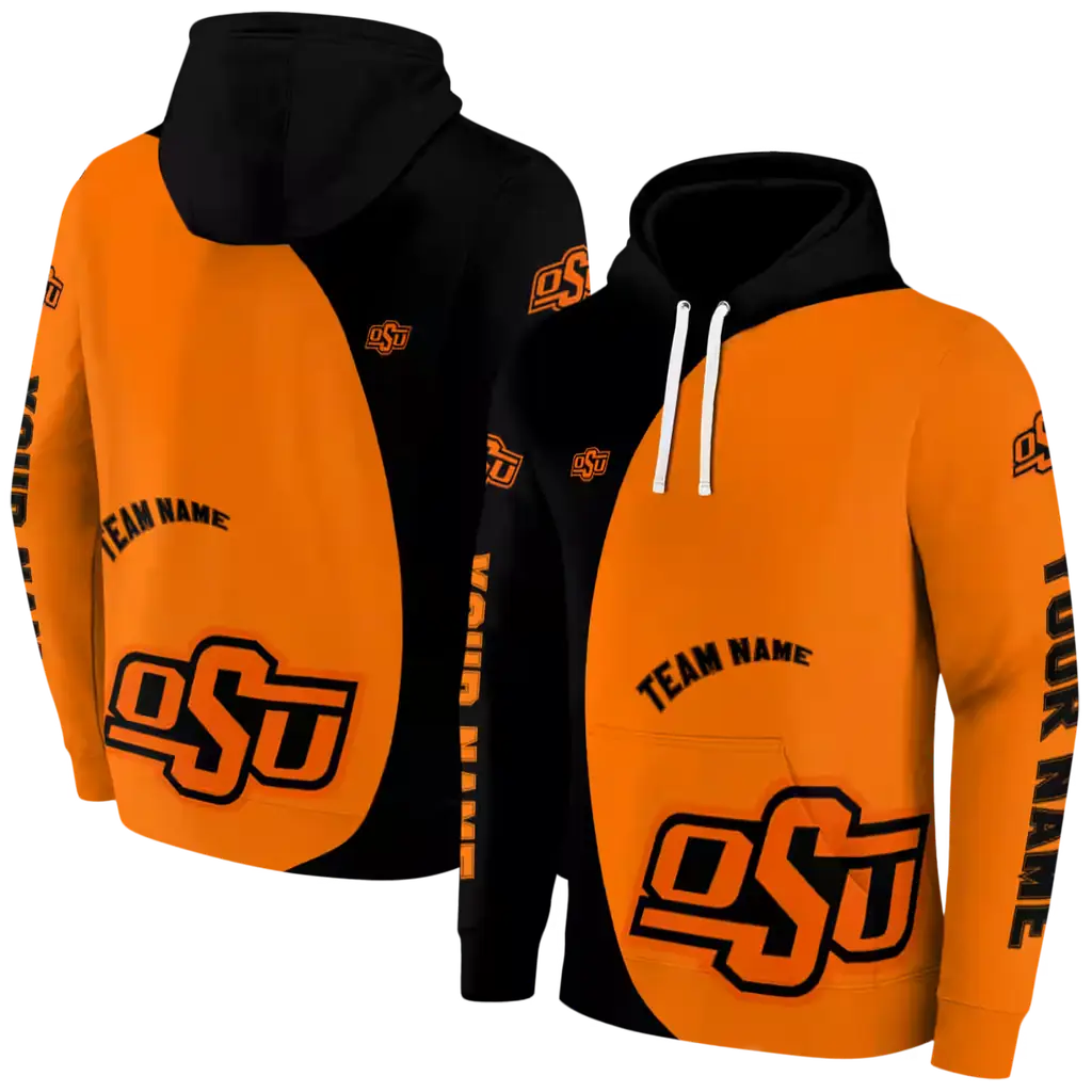 custom oklahoma state cowboys minimalist design orange black hoodie fashion forward custom oklahoma state cowboys minimalist design orange black hoodie fashion forward