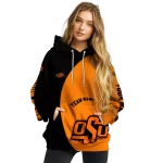custom oklahoma state cowboys minimalist design orange black hoodie best selling