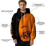 custom oklahoma state cowboys minimalist design orange black hoodie best selling