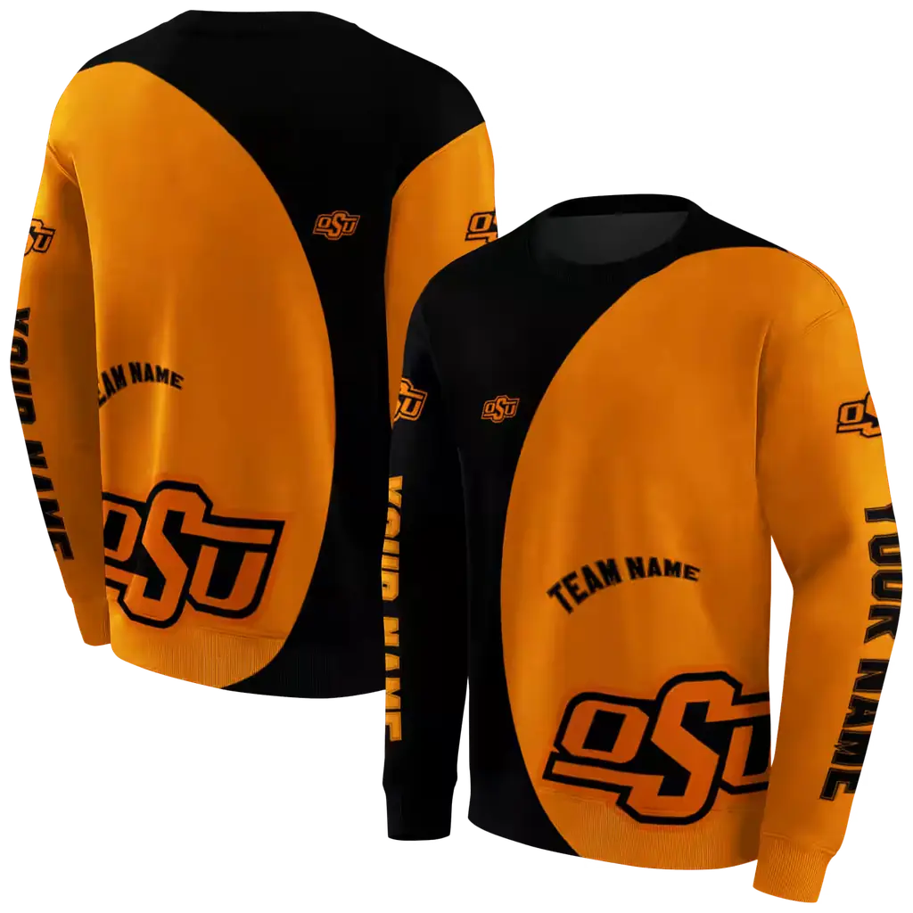 custom oklahoma state cowboys minimalist design orange black hoodie premium grade custom oklahoma state cowboys minimalist design orange black hoodie premium grade