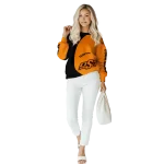 custom oklahoma state cowboys minimalist design orange black hoodie best selling