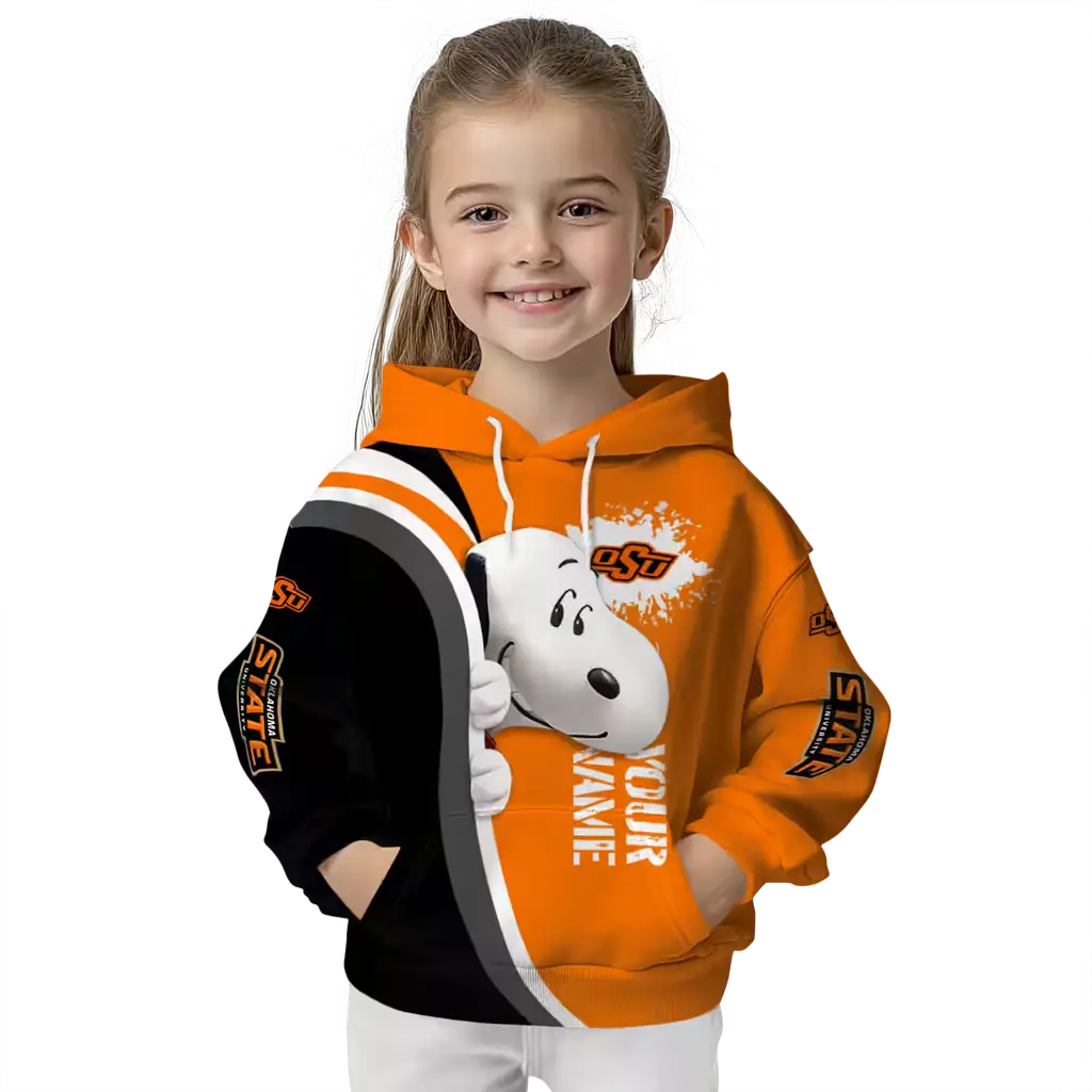 custom oklahoma state cowboys peeking snoopy orange hoodie top rated custom oklahoma state cowboys peeking snoopy orange hoodie top rated