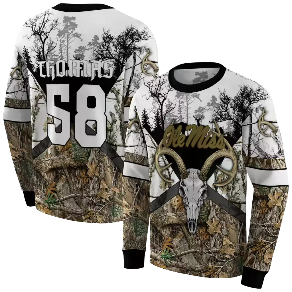 custom ole miss rebels forest silhouette hoodie premium grade custom ole miss rebels forest silhouette hoodie premium grade