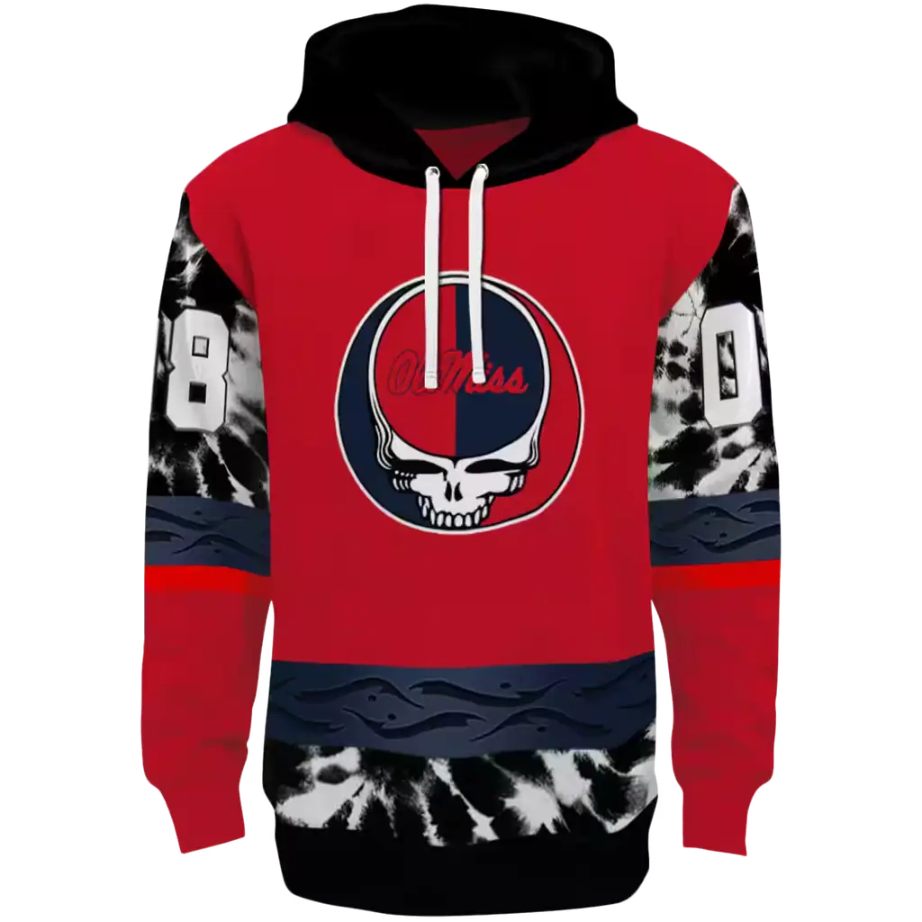 custom ole miss rebels grateful vibes red hoodie best selling custom ole miss rebels grateful vibes red hoodie best selling