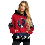 custom ole miss rebels grateful vibes red hoodie best selling