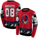 custom ole miss rebels grateful vibes red hoodie best selling