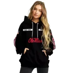 custom ole miss rebels punisher skull black hoodie best selling