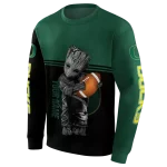 custom oregon ducks baby groot green black hoodie best selling