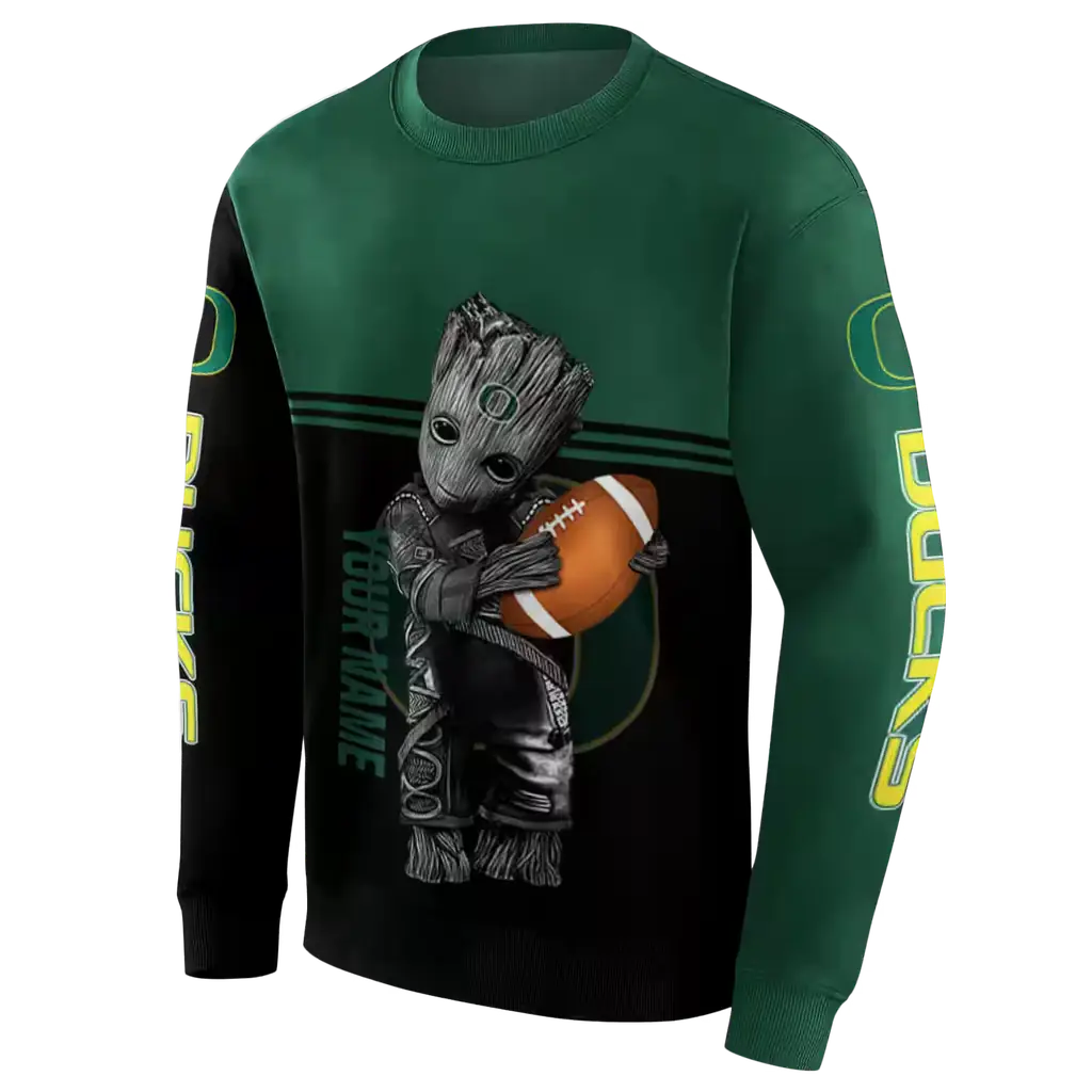 custom oregon ducks baby groot green black hoodie new arrival custom oregon ducks baby groot green black hoodie new arrival
