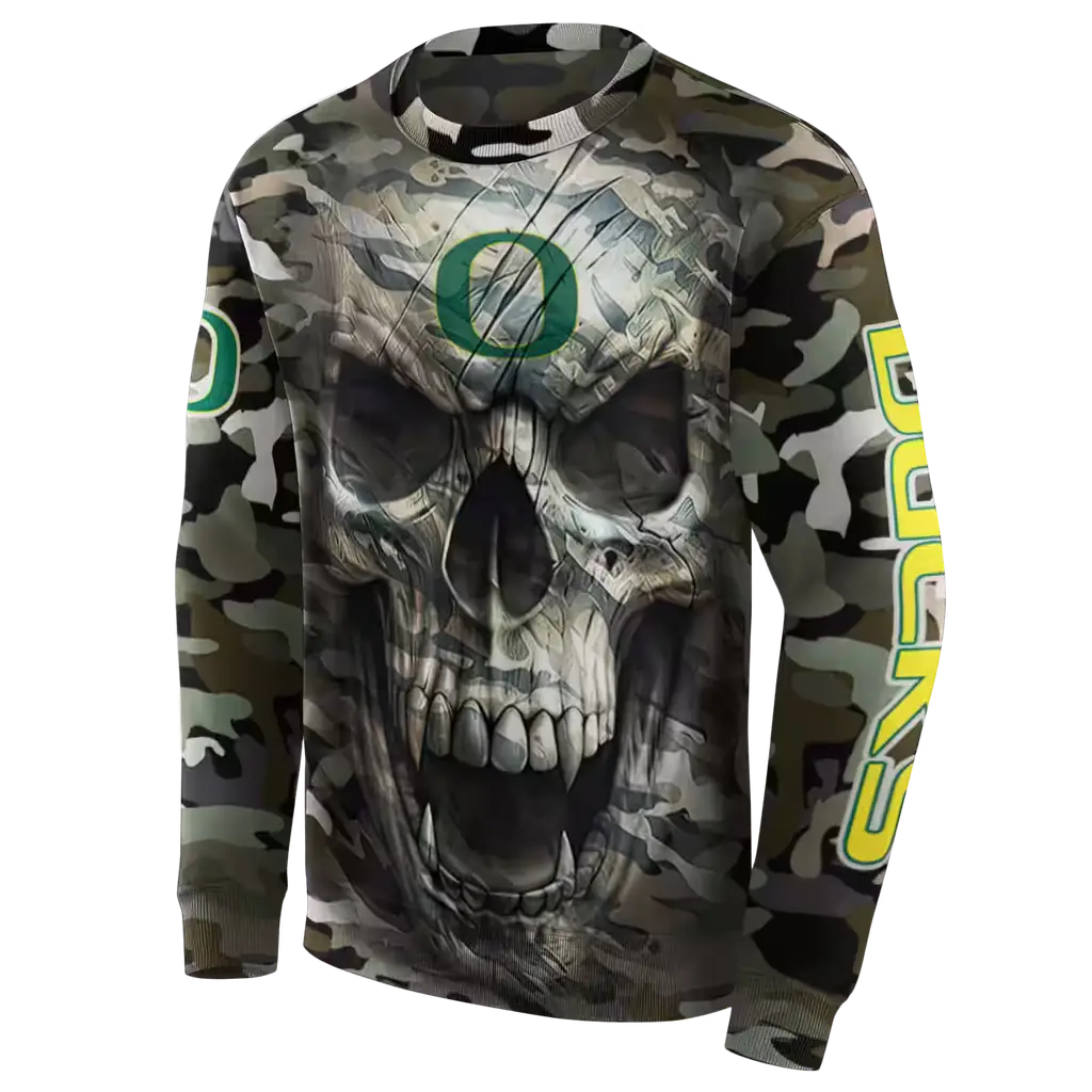 custom oregon ducks camo skull hoodie new arrival custom oregon ducks camo skull hoodie new arrival
