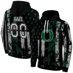 custom oregon ducks distressed flag green black hoodie best selling
