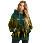 custom oregon ducks flame design green hoodie best selling