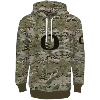 custom oregon ducks military style hoodie best selling