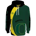 custom oregon ducks minimalist design green black hoodie best selling