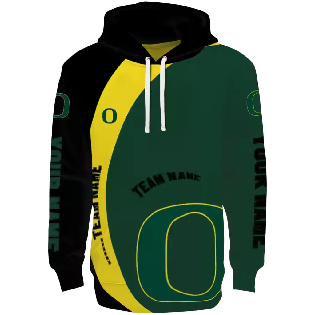 custom oregon ducks minimalist design green black hoodie best selling custom oregon ducks minimalist design green black hoodie best selling