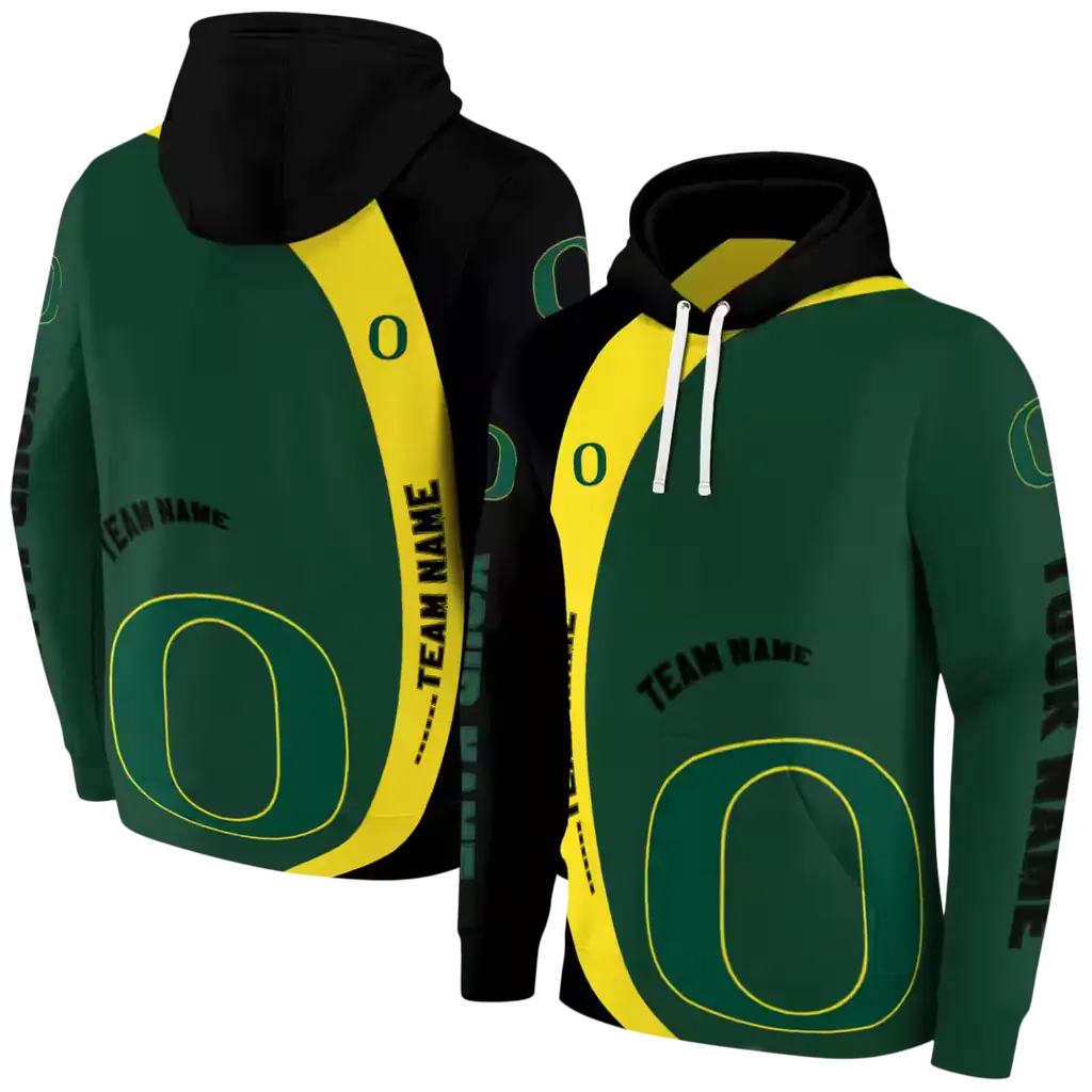 custom oregon ducks minimalist design green black hoodie fashion forward custom oregon ducks minimalist design green black hoodie fashion forward