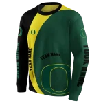 custom oregon ducks minimalist design green black hoodie best selling