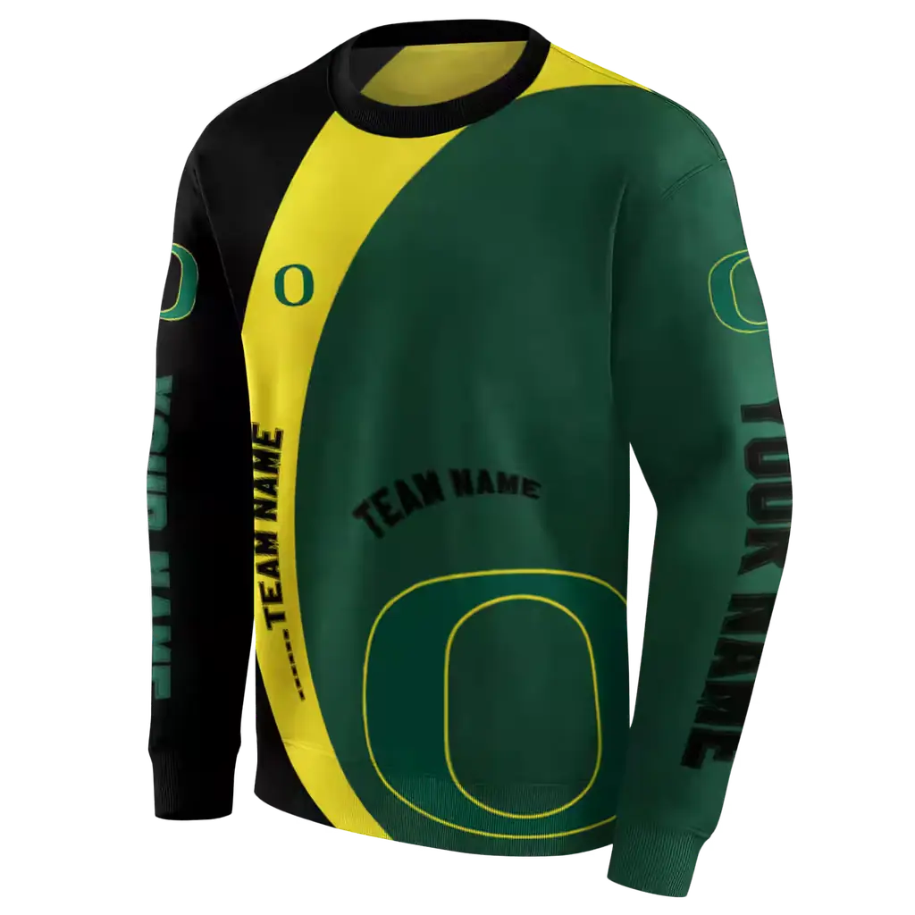 custom oregon ducks minimalist design green black hoodie new arrival custom oregon ducks minimalist design green black hoodie new arrival