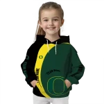 custom oregon ducks minimalist design green black hoodie best selling