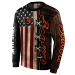 custom oregon state beavers american pride hoodie best selling