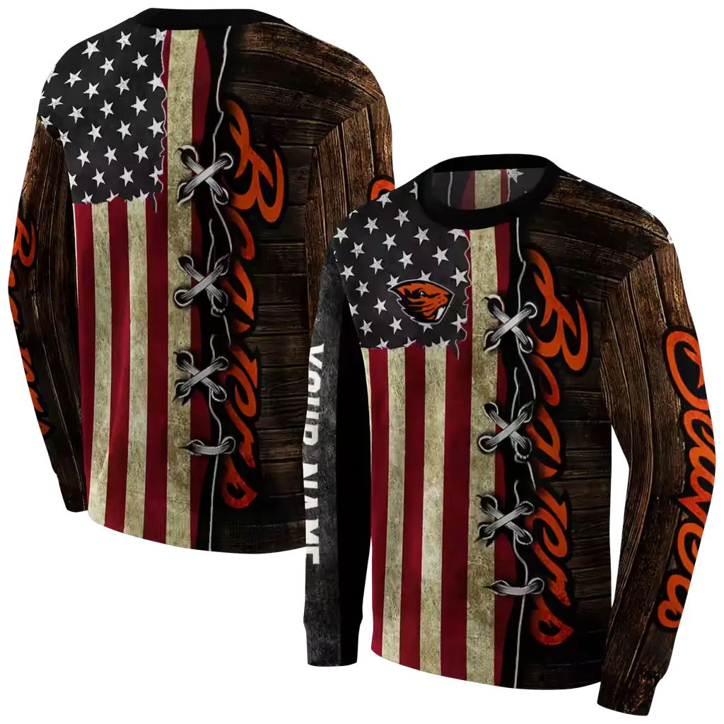 custom oregon state beavers american pride hoodie premium grade custom oregon state beavers american pride hoodie premium grade