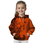custom oregon state beavers deer silhouette orange hoodie best selling