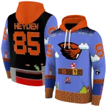 custom oregon state beavers mario blue black hoodie best selling