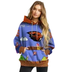 custom oregon state beavers mario blue black hoodie best selling