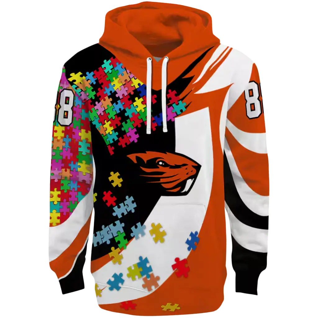 custom oregon state beavers puzzle pieces orange hoodie best selling custom oregon state beavers puzzle pieces orange hoodie best selling