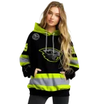 custom oregon state beavers safety motif black neon green hoodie best selling