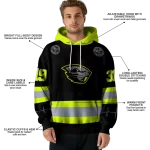custom oregon state beavers safety motif black neon green hoodie best selling