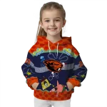 custom oregon state beavers spongebob patrick star orange navy hoodie best selling