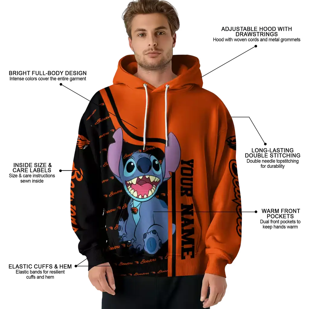 custom oregon state beavers stitch orange hoodie latest model custom oregon state beavers stitch orange hoodie latest model