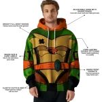 custom oregon state beavers superhero armor orange green hoodie best selling