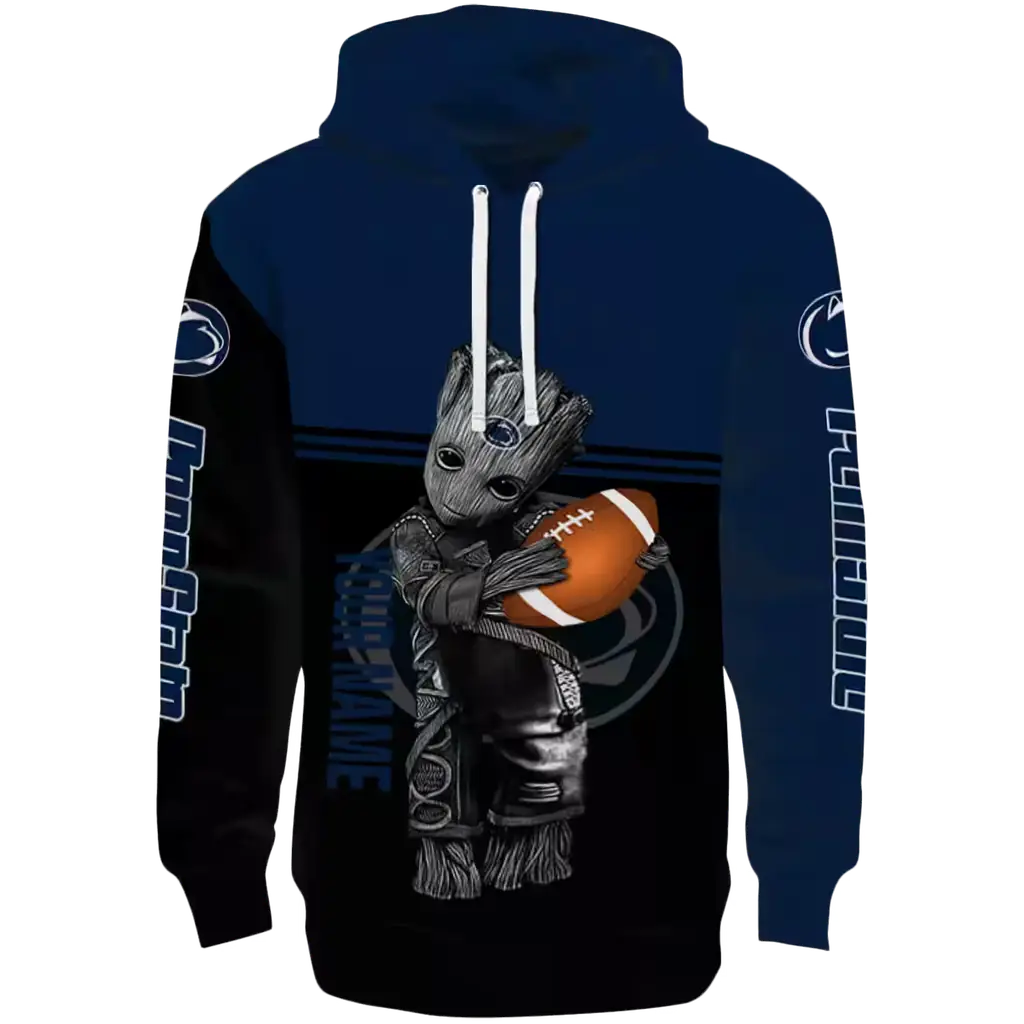 custom penn state nittany lions baby groot blue black hoodie best selling custom penn state nittany lions baby groot blue black hoodie best selling