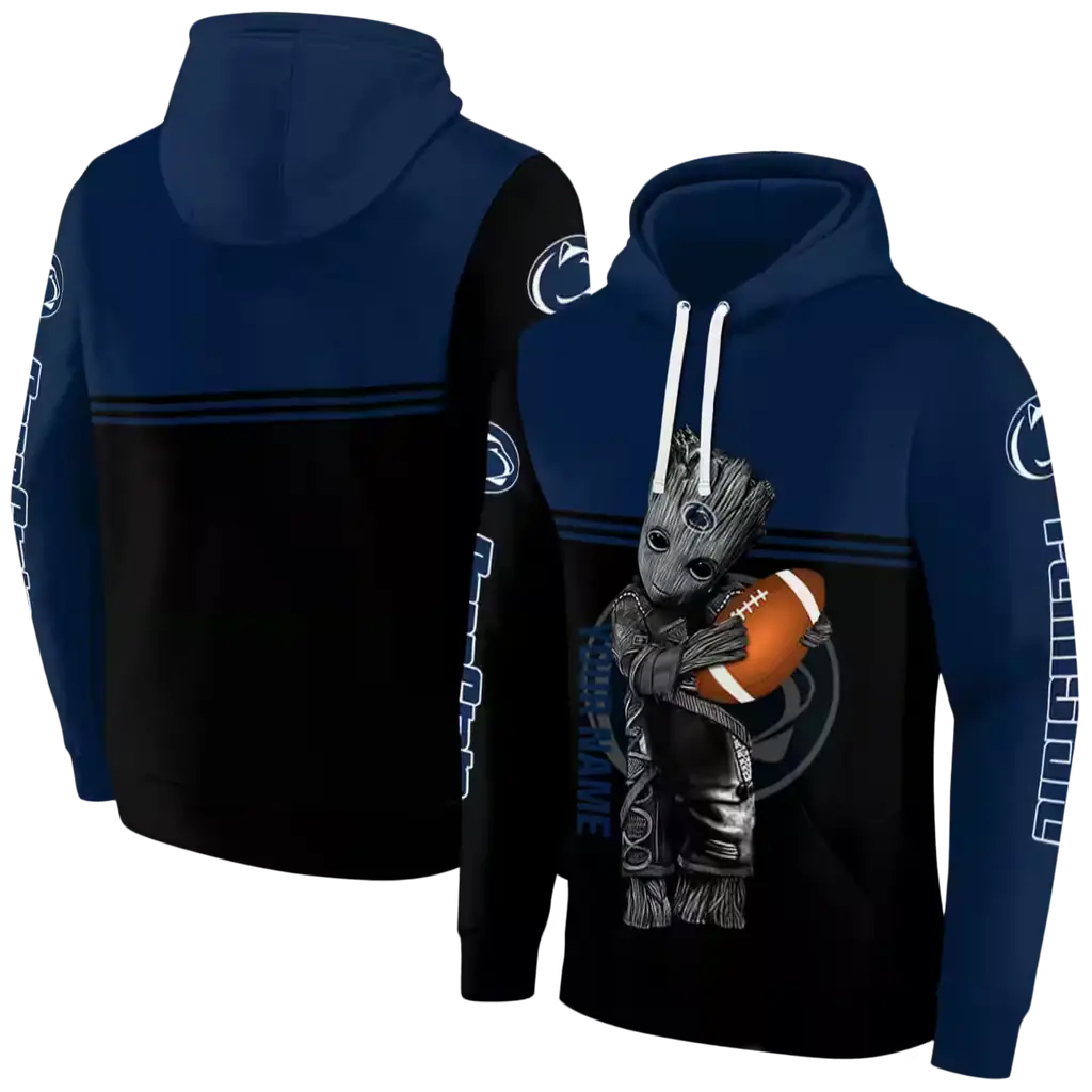 custom penn state nittany lions baby groot blue black hoodie fashion forward custom penn state nittany lions baby groot blue black hoodie fashion forward