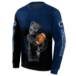custom penn state nittany lions baby groot blue black hoodie best selling