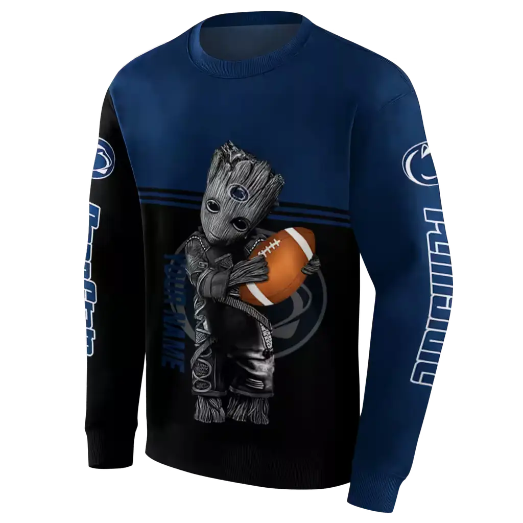 custom penn state nittany lions baby groot blue black hoodie new arrival custom penn state nittany lions baby groot blue black hoodie new arrival