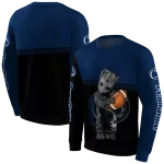 custom penn state nittany lions baby groot blue black hoodie best selling